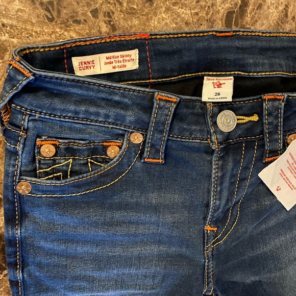 True Religion Jennie Skinny Denim Jeans - NWT 2020 - Picture 5 of 11